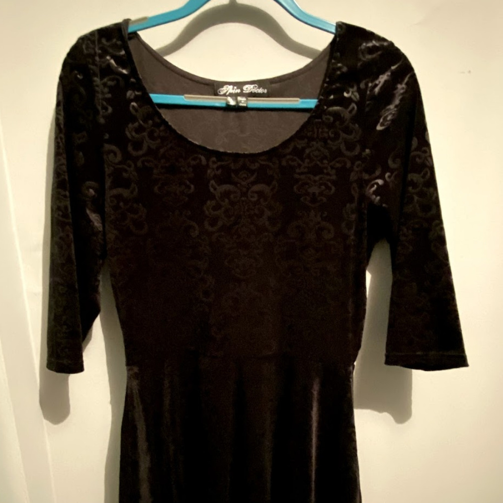 Black Velvet Dress